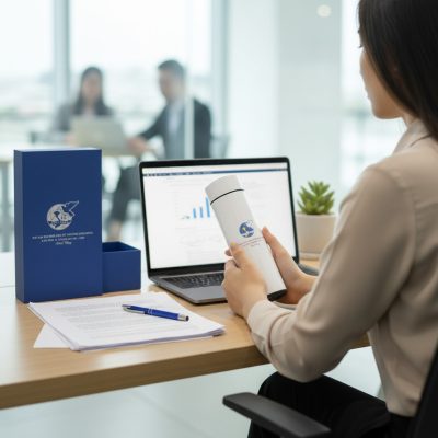 Bình Giữ Nhiệt In Logo Đại Hội Phụ Nữ Linh Đông BiGGift