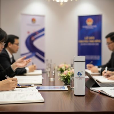 Bình Giữ Nhiệt In Logo Đại Hội Phụ Nữ Linh Đông BiGGift