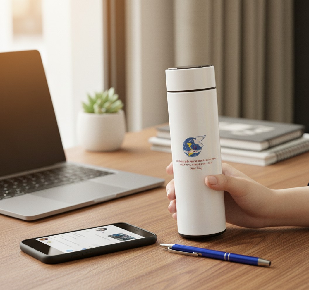 So sánh kích thước thực tế của bình giữ nhiệt 500ml