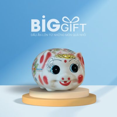 Heo Đất In Logo Quà Tặng Bát Tràng | BiGGift - Độc Đáo & Ý Nghĩa
