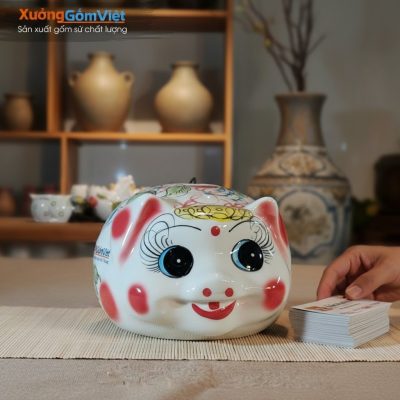 Heo Đất In Logo Quà Tặng Bát Tràng | BiGGift - Độc Đáo & Ý Nghĩa