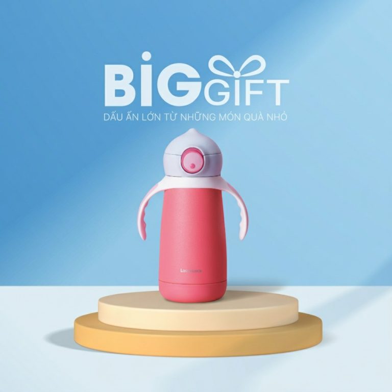 Bình giữ nhiệt quà tặng in logo Lock&Lock Buddy Kids 340ml BGN09
