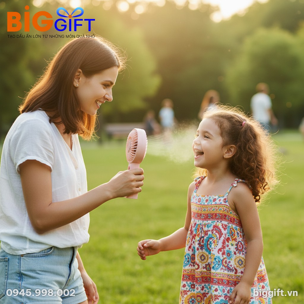 Trong một công viên xanh mát vào buổi chiều hè,...