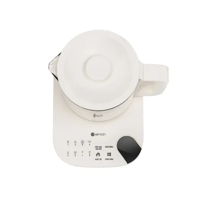 Ấm pha trà đa năng Elmich KEE9146 1,6 lít màu trắng – giữ bảng điều khiển dễ quan sát