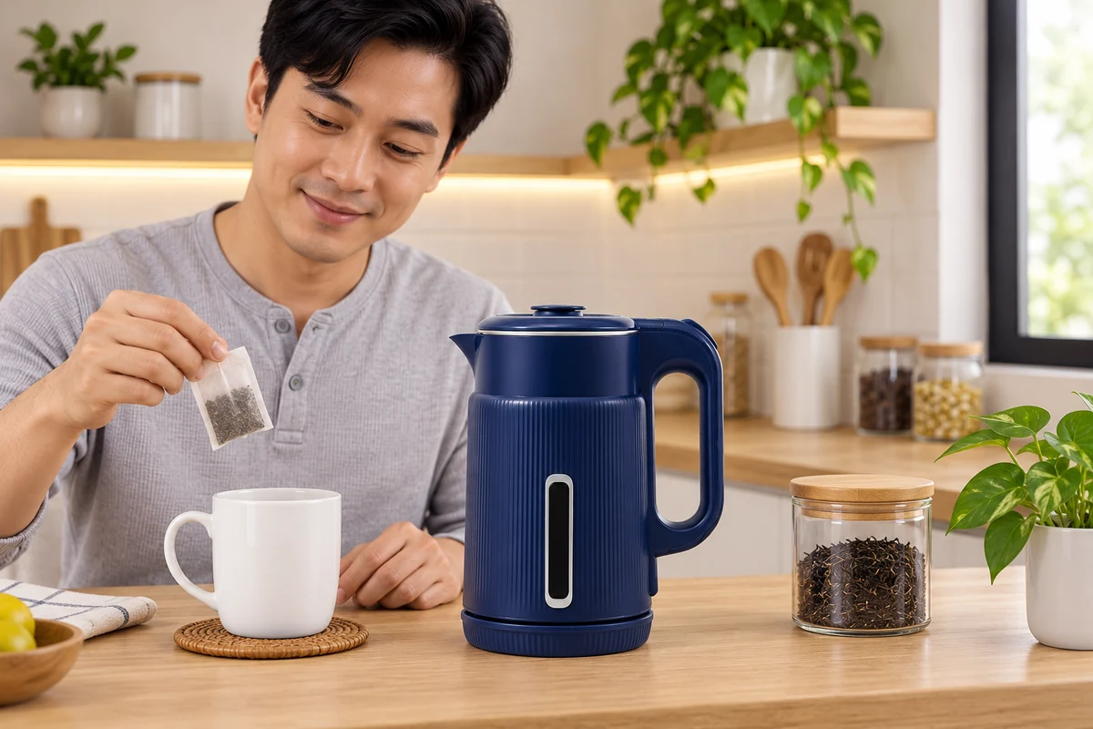 Chuẩn bị nước cho một góc bếp nhỏ – Elmich EDA1052 xanh navy