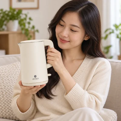 Xem mẫu ấm trước khi hoàn thiện quà – Elmich KEE9144 màu kem