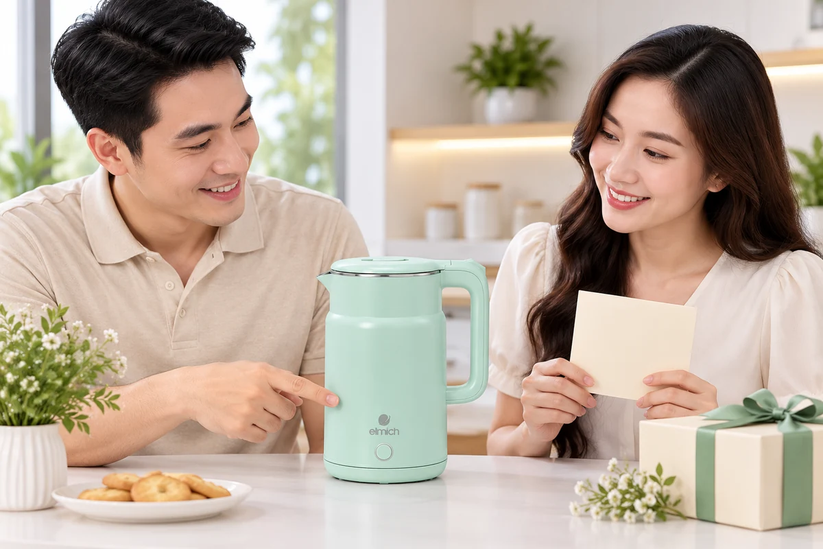 Chọn cách trao một suất quà gia dụng – Elmich KEE9149 xanh mint