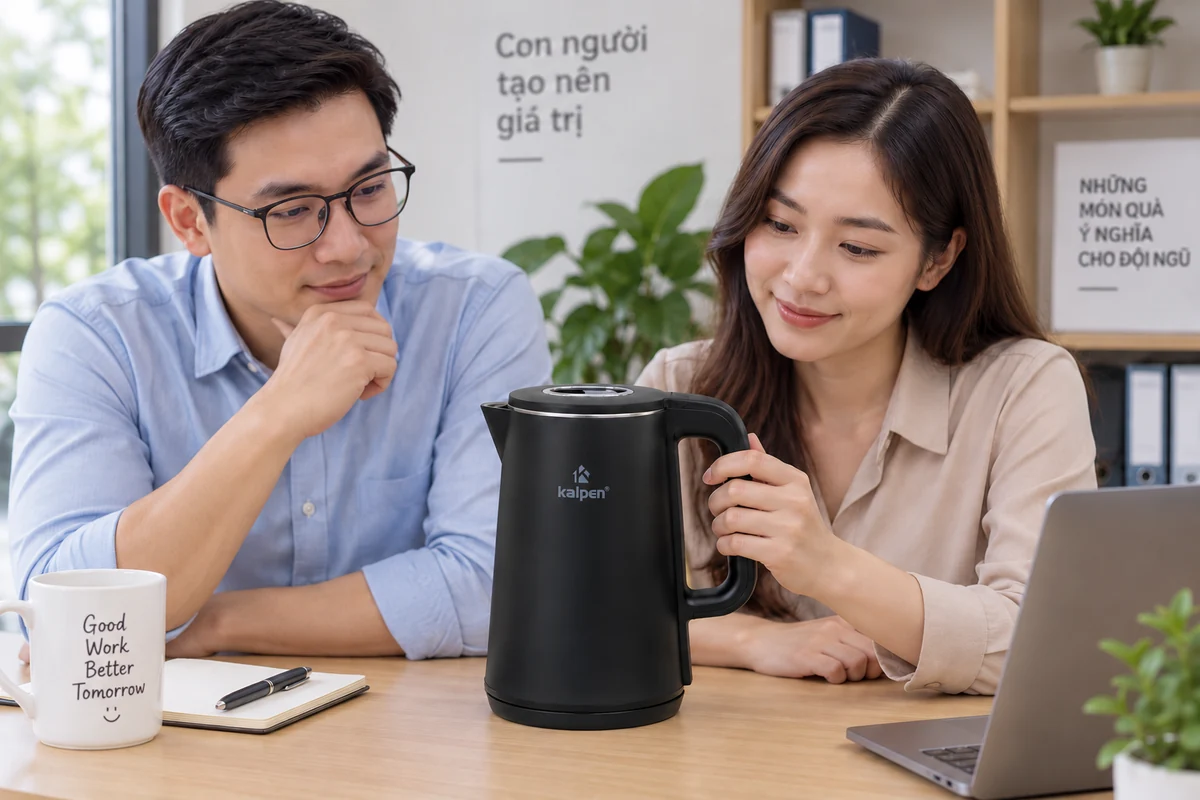 Xem mẫu trước khi đóng thành quà – Kalpen KK92 màu đen