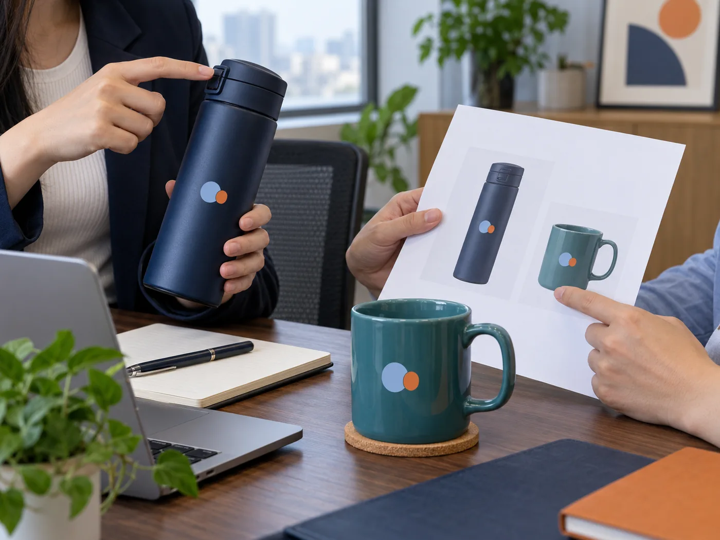 Người duyệt cầm b&igrave;nh, xem nắp v&agrave; đối chiếu ảnh mẫu tr&ecirc;n tờ giấy