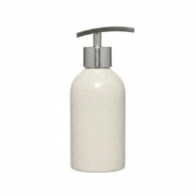 Bình gốm có vòi inox trụ tròn 180 ml, men chấm – phân biệt thân trụ với dáng trứng và oval