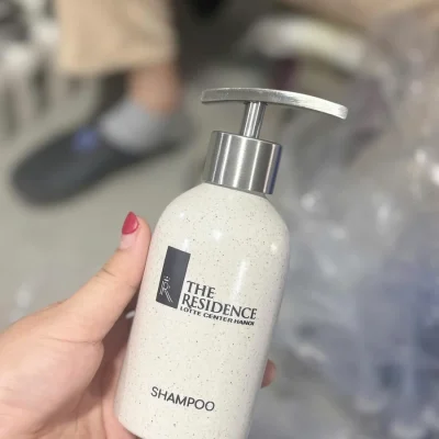 Bình gốm có vòi inox trụ tròn 180 ml, men chấm – ảnh thật giúp đối chiếu men và cụm vòi