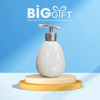 Bình gốm có vòi inox dáng trứng 250 ml, men chấm – dáng trứng bo tròn, dung tích 250 ml