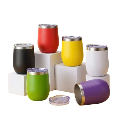Cốc giữ nhiệt dáng trứng CGN-2 xanh lá – xem hình thức mẫu và các màu trong tư liệu