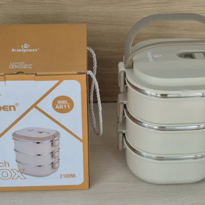 Hộp cơm ba tầng cùng hộp Kalpen model AR11 2100ML