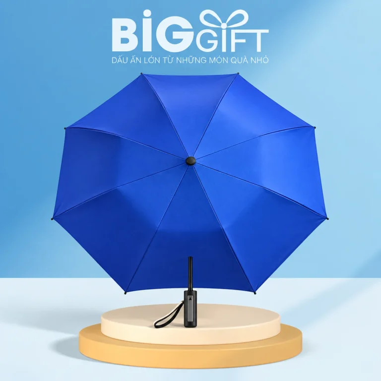 &Ocirc; d&ugrave; gấp 2 b&aacute;n tự động 2F108TN 8 m&uacute;i m&agrave;u xanh dương