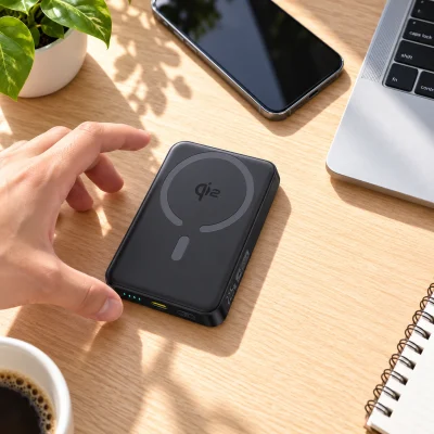 Sạc dự phòng Baseus EnerFill FM12 Qi2 10.000 mAh 22,5W màu đen – cân nhắc sạc cá nhân ở góc làm việc