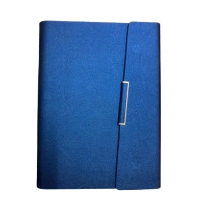 Sổ còng ba khúc chéo SC01 A5 bìa xanh – ảnh thực tế